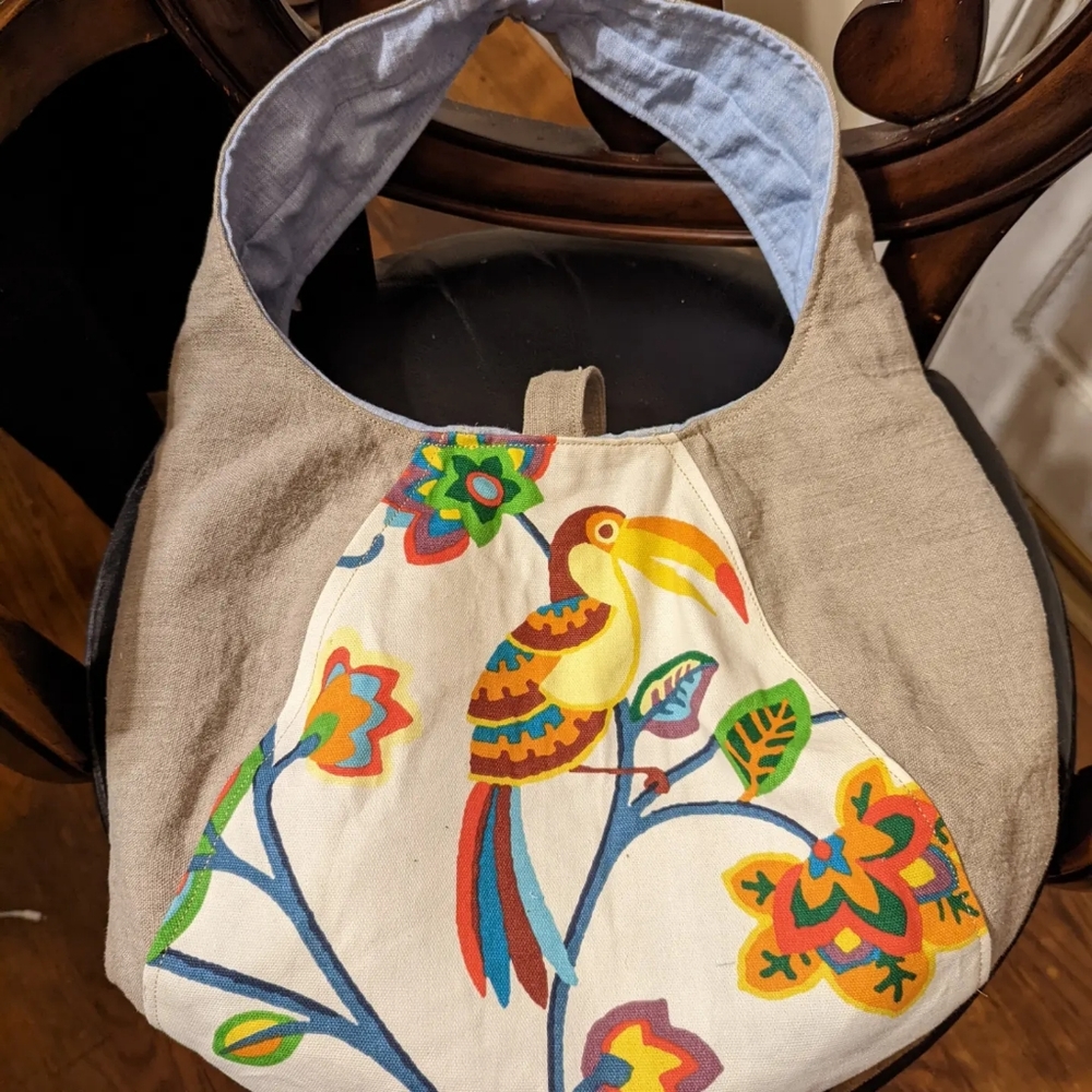 Canvas Purse featuring a Toucan Bird